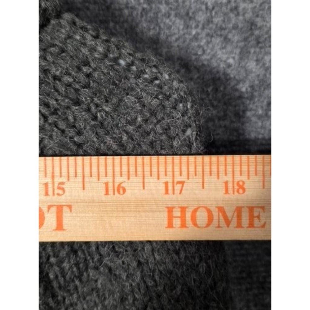 Ruby Moons Gray Knit Turtleneck Sweater Cozy Long… - image 7